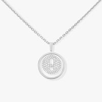 [LOXURA]LUCKY MOVER PM PAVED NECKLACE