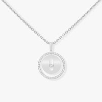 [LOXURA]LUCKY MOVE PM NECKLACE SILVER DIAMOND