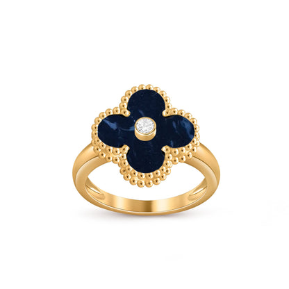 [LOXURA]CLOVER DIAMOND RING GOLD COLLECTION