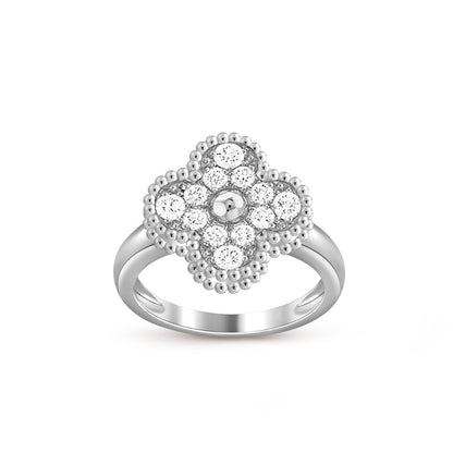 [LOXURA]CLOVER SILVER RING COLLECTION