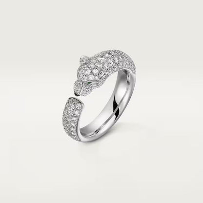 [LOXURA]PANTHERE FULL DIAMOND SMALL RING