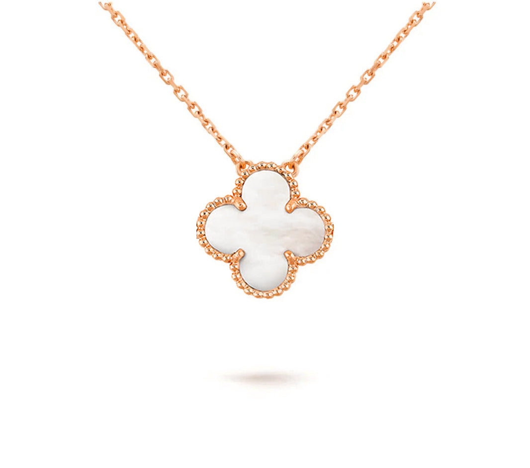 [LOXURA]CLOVER 15MM SINGLE FLOWER NECKLACE COLLECTION