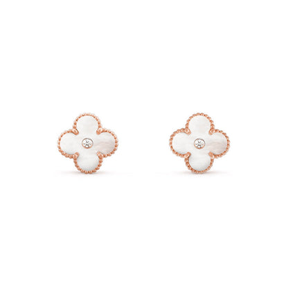 [LOXURA]CLOVER  15MM DIAMOND EARRINGS COLLECTION
