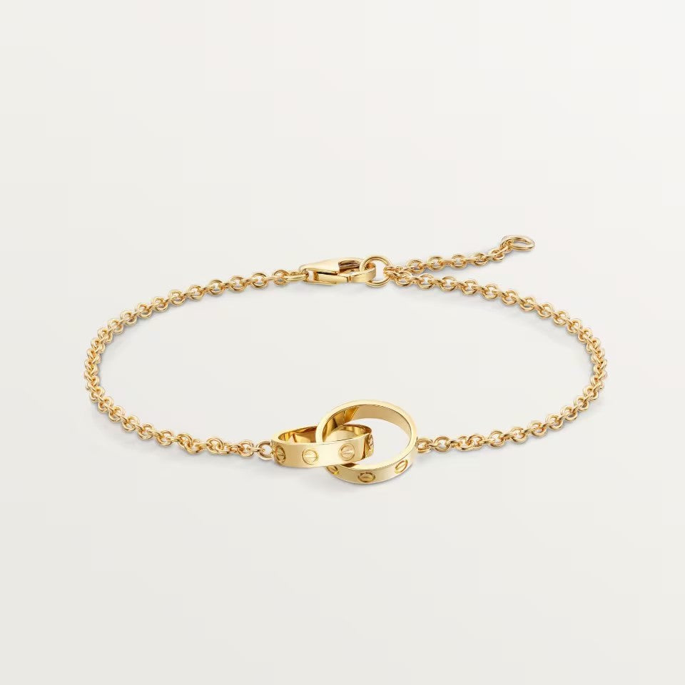 [LOXURA]LOVE BRACELET DOUBLE RING