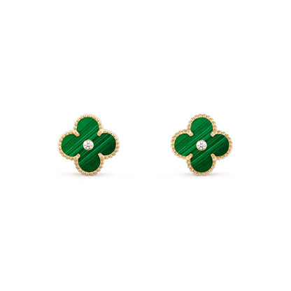 [LOXURA]CLOVER  15MM DIAMOND EARRINGS COLLECTION