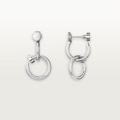 [LOXURA]JUSTE NO DIAMOND DOUBLE EARRINGS
