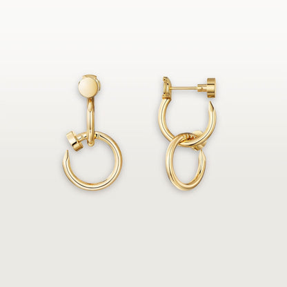 [LOXURA]JUSTE NO DIAMOND DOUBLE EARRINGS