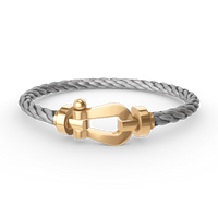 [LOXURA]FORCE LARGE HORSESHOE NO DIAMOND BRACELET GOLD