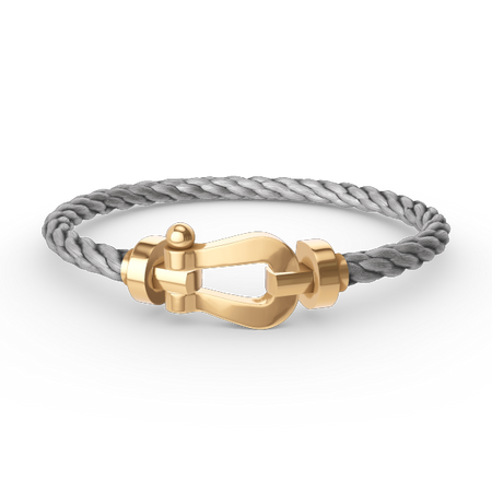 [LOXURA]FORCE LARGE HORSESHOE NO DIAMOND BRACELET GOLD