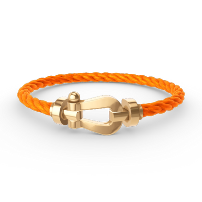 [LOXURA]FORCE LARGE HORSESHOE NO DIAMOND BRACELET GOLD