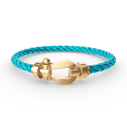 [LOXURA]FORCE LARGE HORSESHOE NO DIAMOND BRACELET GOLD