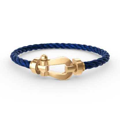 [LOXURA]FORCE LARGE HORSESHOE NO DIAMOND BRACELET GOLD