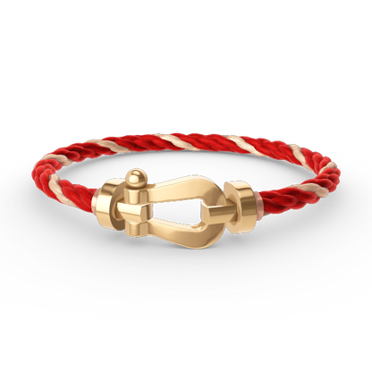 [LOXURA]FORCE LARGE HORSESHOE NO DIAMOND BRACELET GOLD