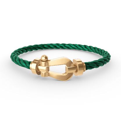 [LOXURA]FORCE LARGE HORSESHOE NO DIAMOND BRACELET GOLD
