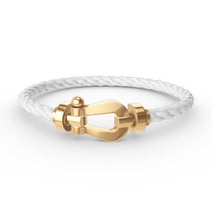 [LOXURA]FORCE LARGE HORSESHOE NO DIAMOND BRACELET GOLD