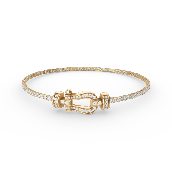 [LOXURA]FORCE  HORSESHOE  DIAMOND TENNIS BRACELET