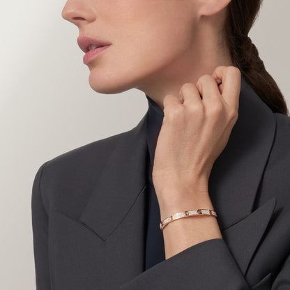 [LOXURA]LOVE BRACELET 4.8MM DIAMOND-PAVED