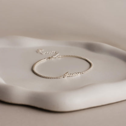 Venice Name Tennis Bracelet