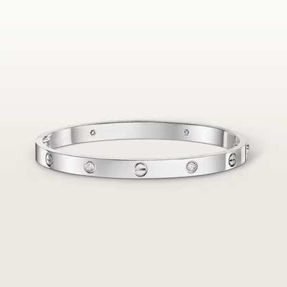 [LOXURA]LOVE BRACELET 4.8MM 4 DIAMONDS