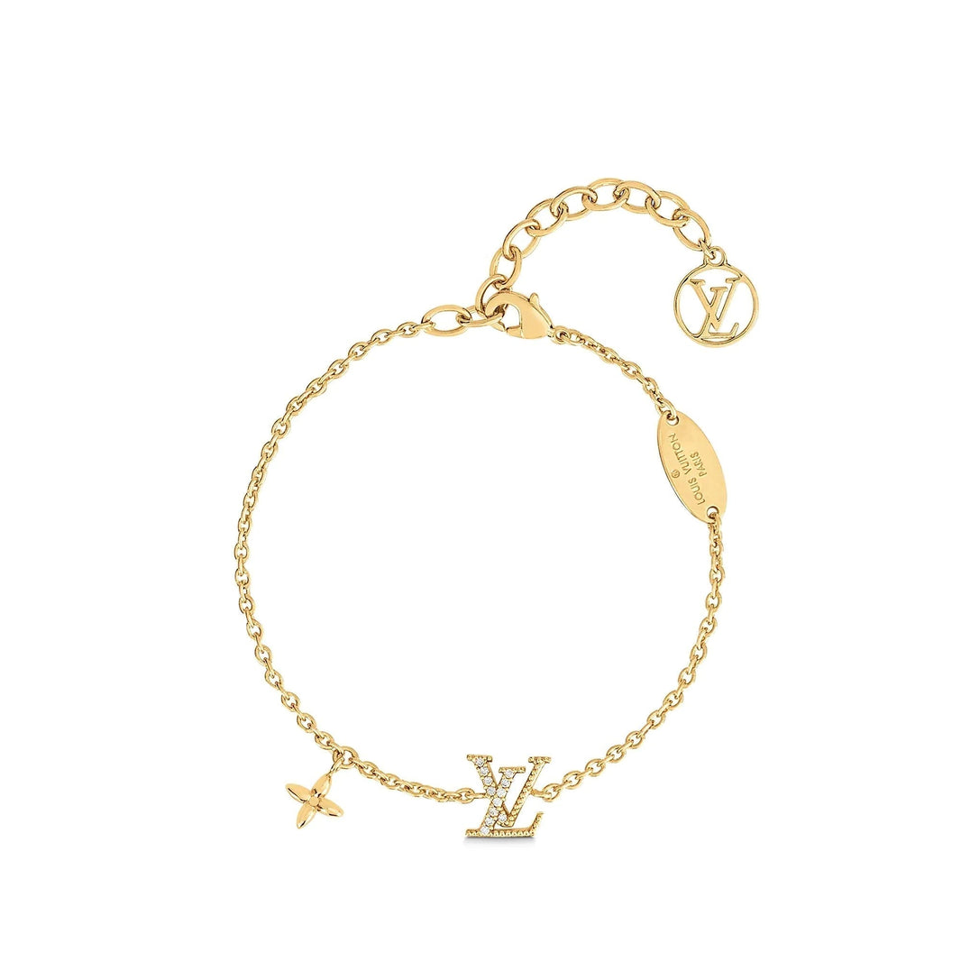[LOXURA]LOGO STAR MOTIF GOLD BRACELET