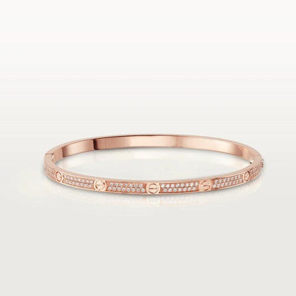 [LOXURA]LOVE BRACELET 3.65MM DIAMOND-PAVED
