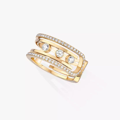 [LOXURA]Move 10th Diamond Ring in Gold