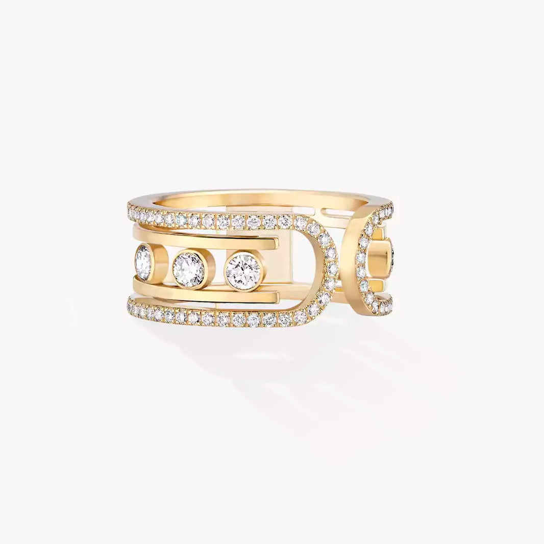 [LOXURA]Move 10th Diamond Ring in Gold