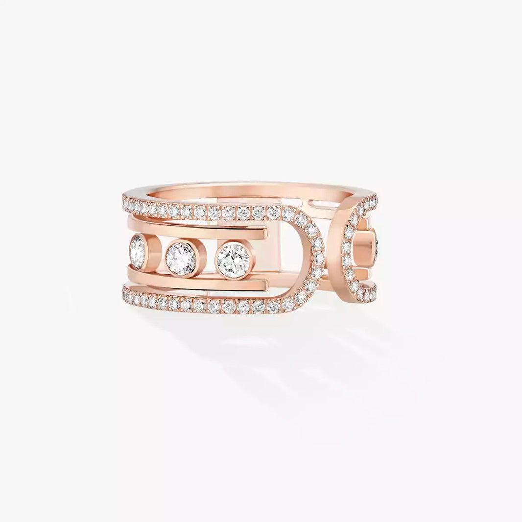 [LOXURA]Move 10th Diamond Ring in Gold