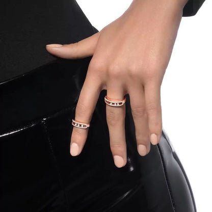 [LOXURA] Baby Move Gold Diamond Pave_ Ring