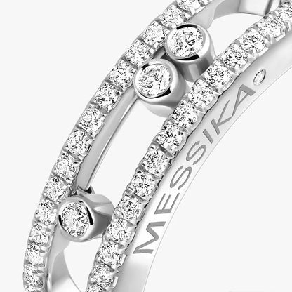 [LOXURA] Baby Move Gold Diamond Pave_ Ring