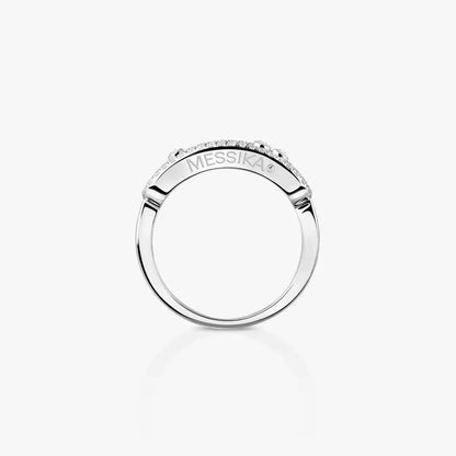 [LOXURA] Baby Move Gold Diamond Pave_ Ring