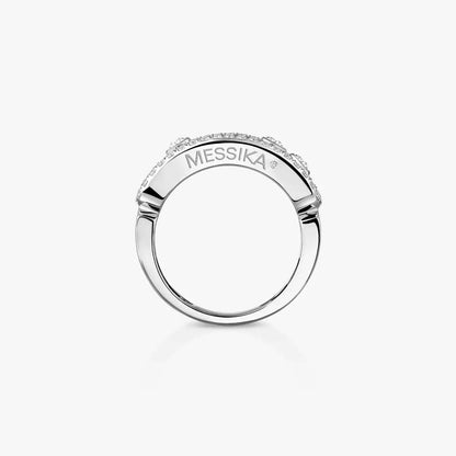 [LOXURA] Move Gold Diamond Pave_ Ring