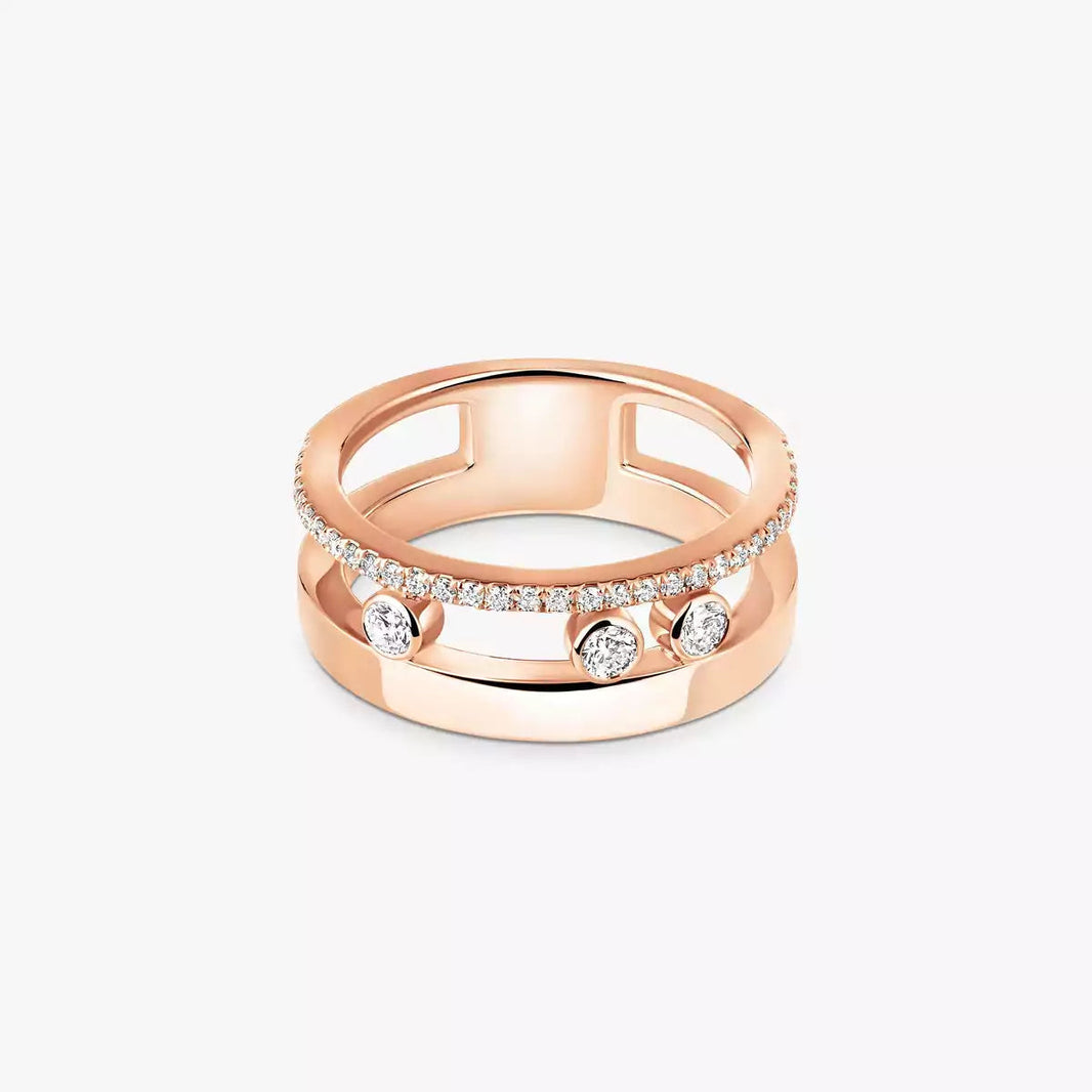 [LOXURA]Move Romane Diamond Ring