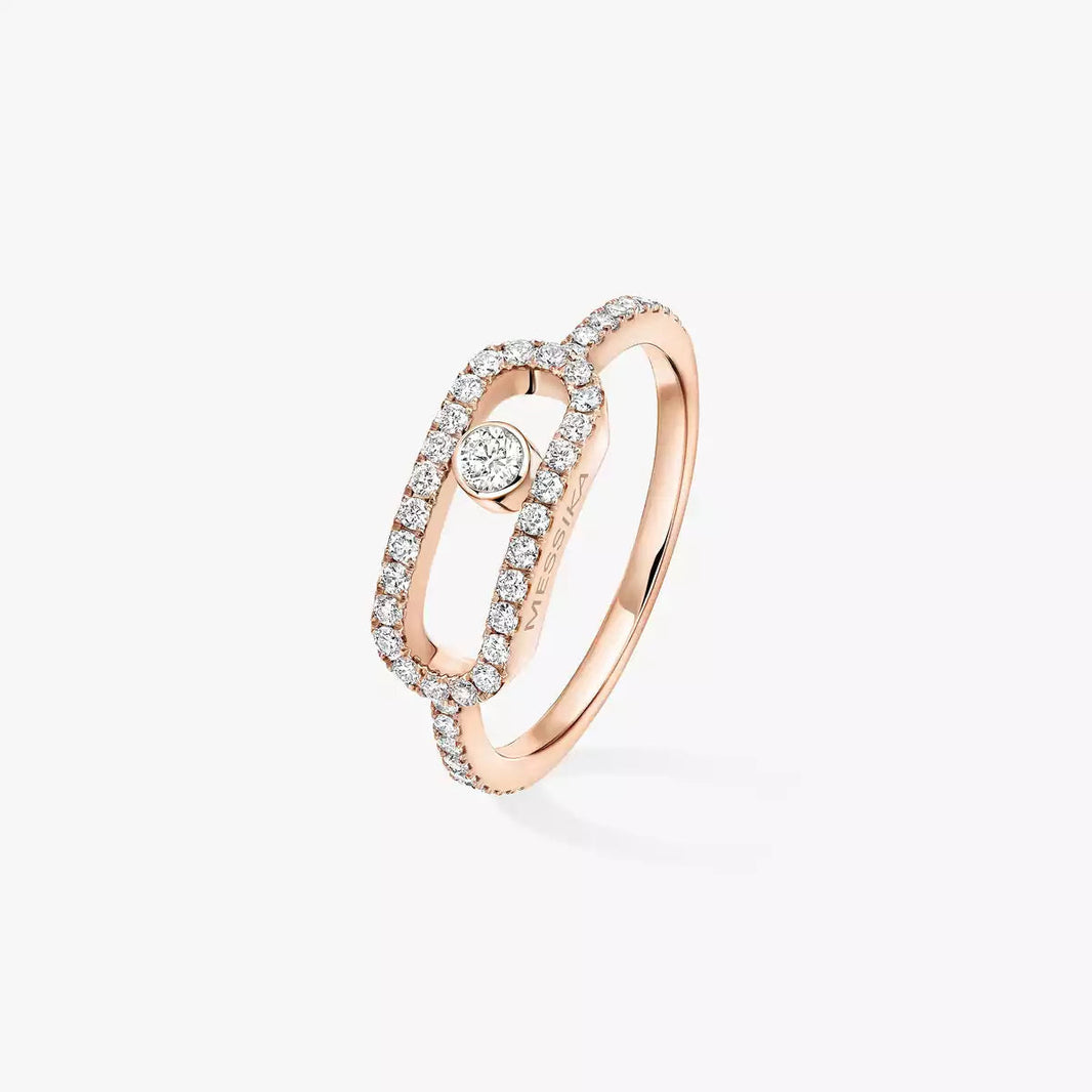 [LOXURA]Move Uno Diamond Ring in Gold