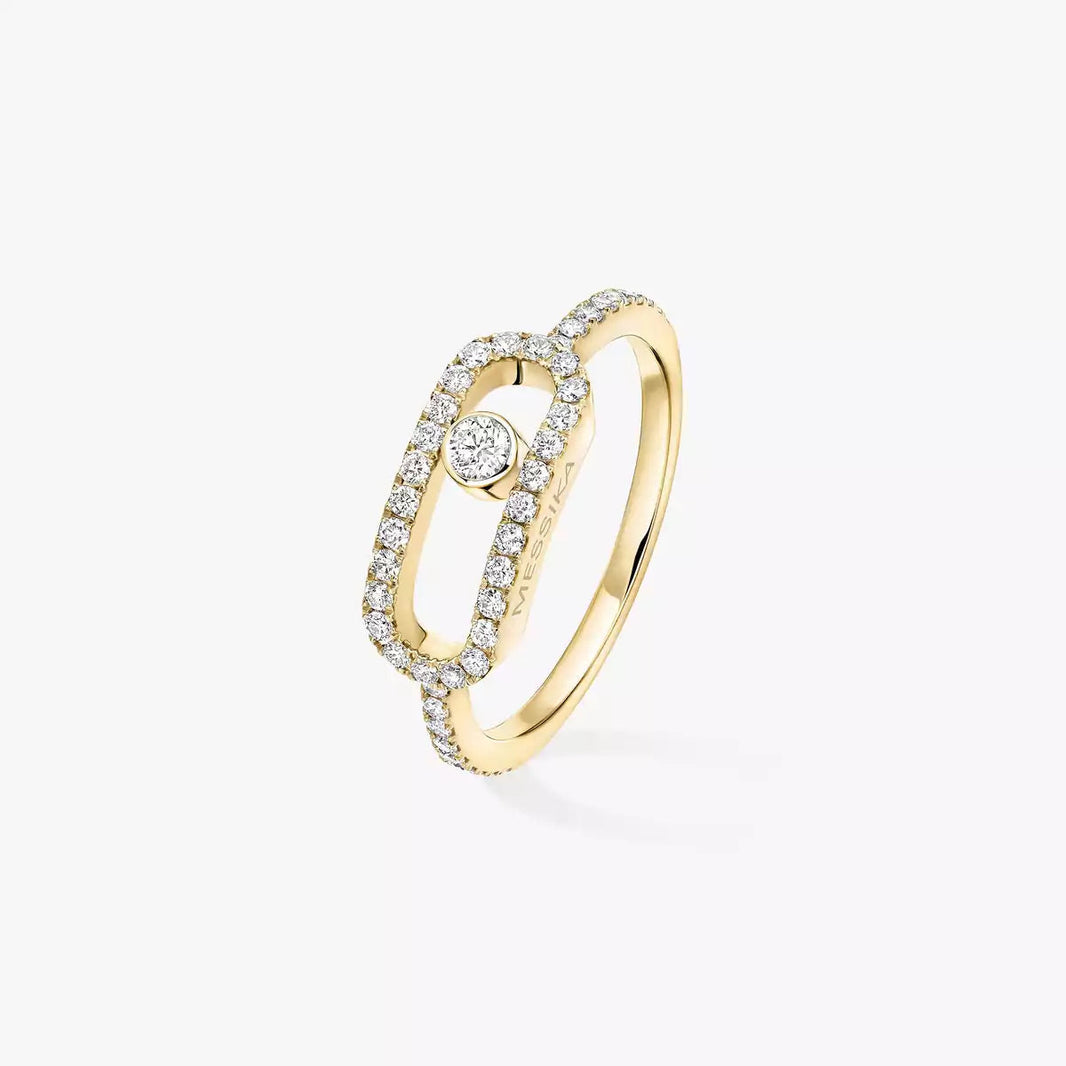 [LOXURA]Move Uno Diamond Ring in Gold