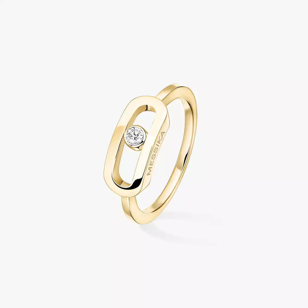 [LOXURA]Move Uno Diamond Ring in Gold