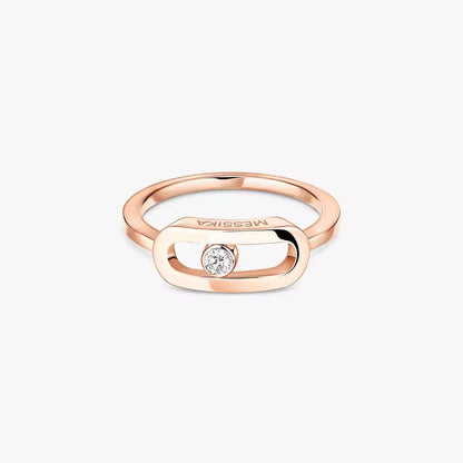 [LOXURA]Move Uno Diamond Ring in Gold