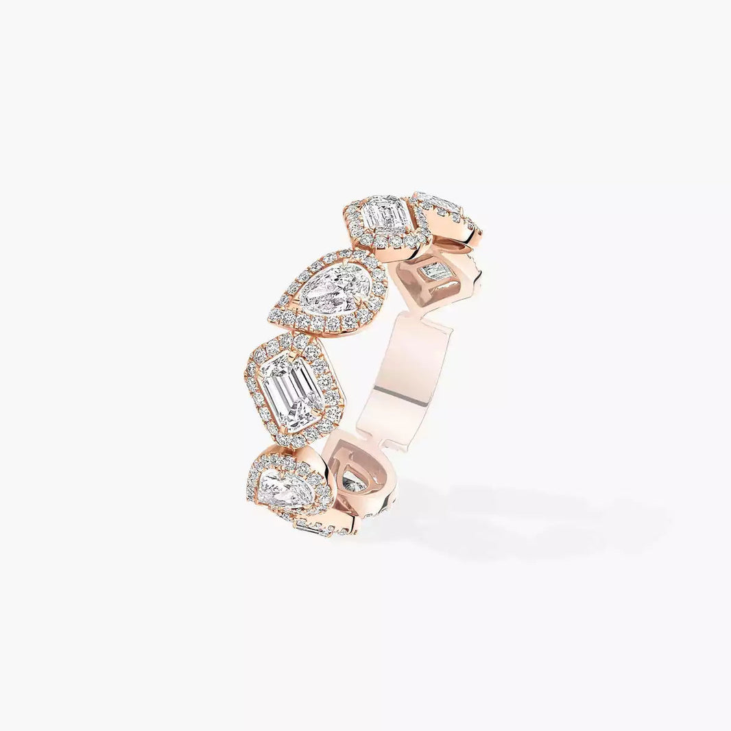[LOXURA]Diamond Wedding Ring My Twin
