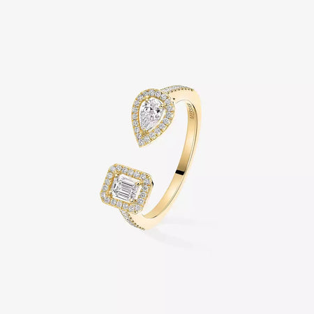 [LOXURA]My Twin Toi Gold Diamond Ring