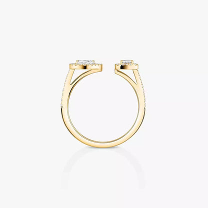 [LOXURA]My Twin Toi Gold Diamond Ring
