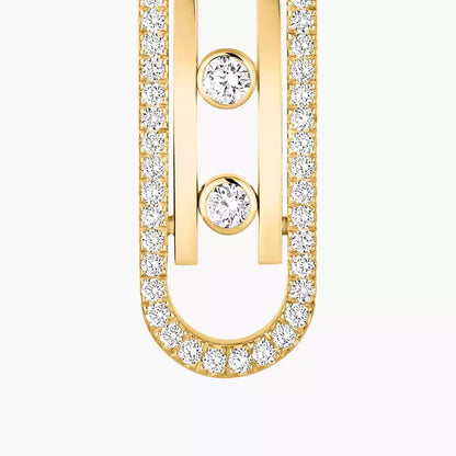 [LOXURA]Diamond Pendant Earrings Move 10Th