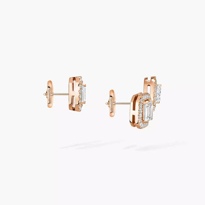 [LOXURA]Diamond Earrings 0,10ct My Twin 1+2