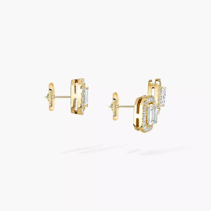 [LOXURA]Diamond Earrings 0,10ct My Twin 1+2