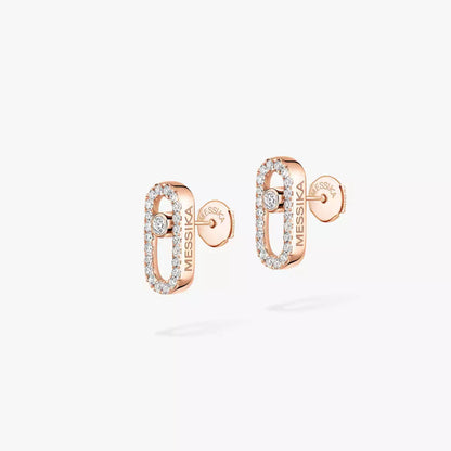 [LOXURA]Move Uno Diamond Earrings