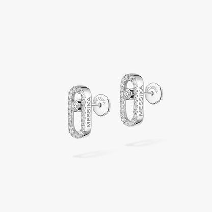 [LOXURA]Move Uno Diamond Earrings