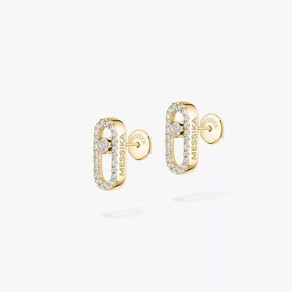 [LOXURA]Move Uno Diamond Earrings