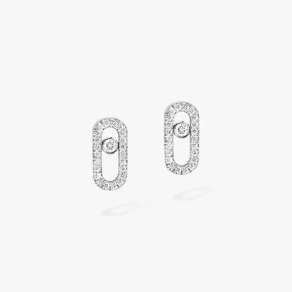 [LOXURA]Move Uno Diamond Earrings