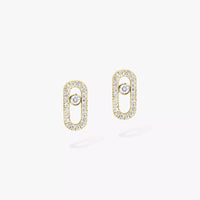 [LOXURA]Move Uno Diamond Earrings