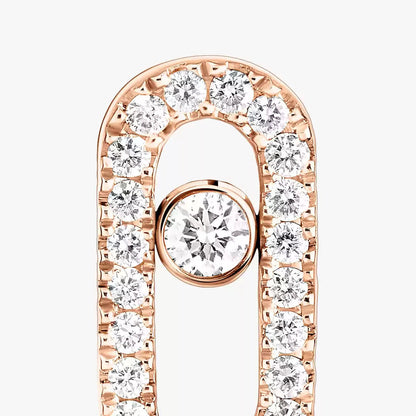 [LOXURA]Move Uno Diamond Earrings