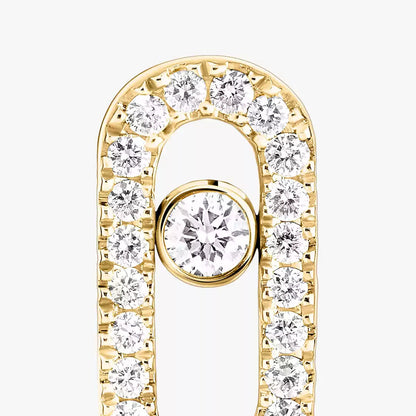 [LOXURA]Move Uno Diamond Earrings